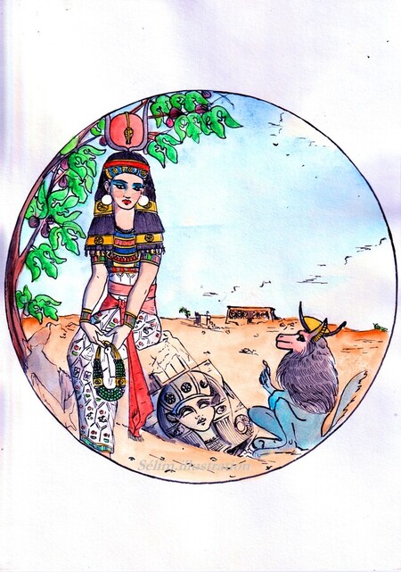 Hathor au d&eacute;sert