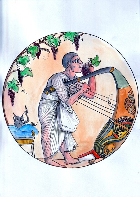 Le Harpiste d&eacute;voy&eacute;