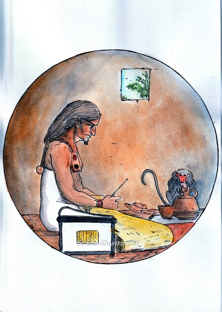 Le Scribe d&eacute;chu