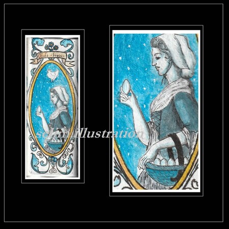 Bo&icirc;te &agrave; oeufs "hollandaise" (d&eacute;tail), 2023