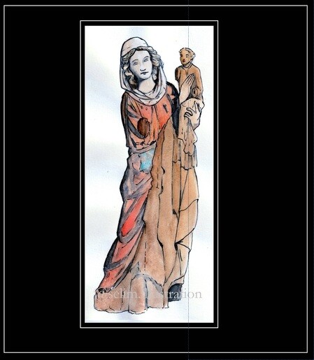 Palais des Beaux Arts, Lille. Vierge. Bois, anonyme, XIIIe s