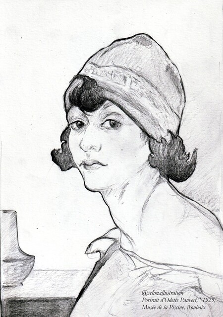 Mus&eacute;e de le Piscine_ D'apr&egrave;s un autoportrait Odette Pauvert